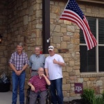 Four generations of combat veterans at Tiffin House