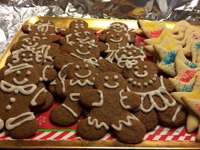 Gingerbread men and sugar cookies for the Tiffin House Christmas party