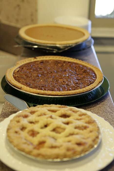 Tiffin House Assisted Living and Memory Care celebrates the holidays with several pies
