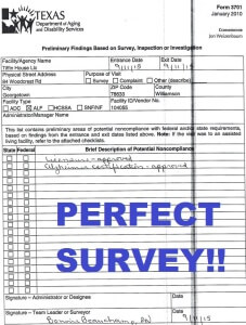 Perfect State Survey Tiffin House Assisted Living and Memory Care Scores a Perfect Survey (9-11-2015)